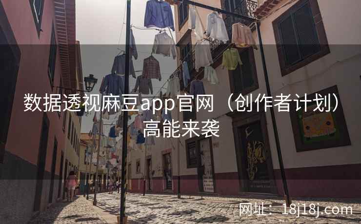 数据透视麻豆app官网（创作者计划）高能来袭
