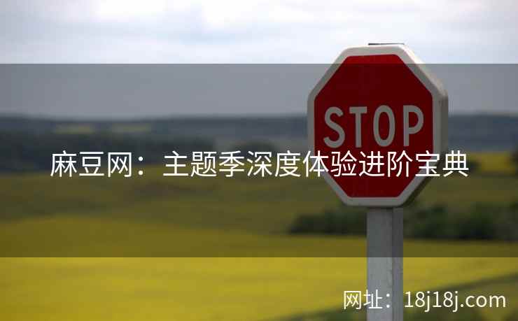 麻豆网：主题季深度体验进阶宝典