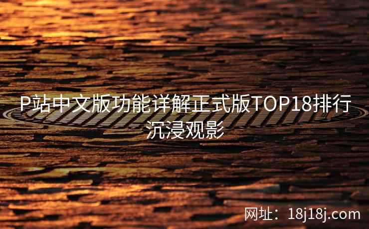 P站中文版功能详解正式版TOP18排行沉浸观影