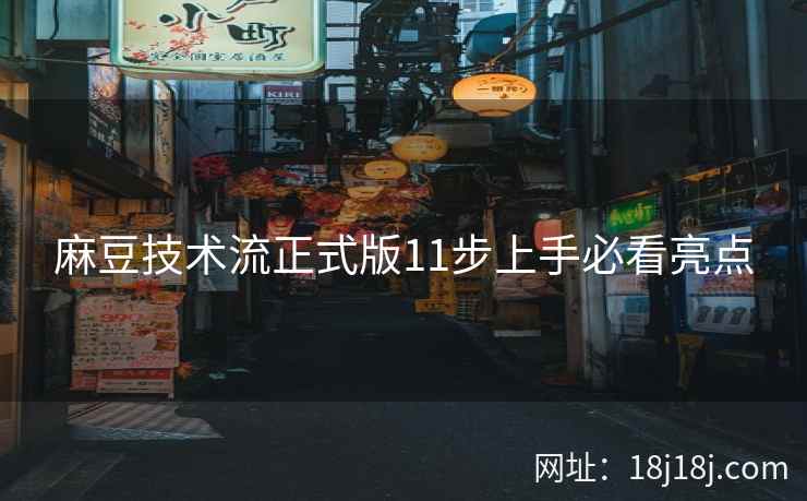 麻豆技术流正式版11步上手必看亮点