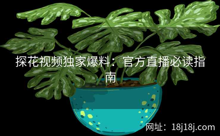探花视频独家爆料：官方直播必读指南