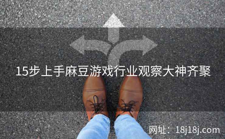 15步上手麻豆游戏行业观察大神齐聚